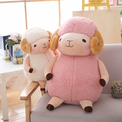 New Cute Station Style Plush Sheep Doll Machine Doll Event Gift