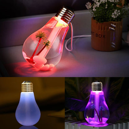 400ml LED Humidifier - Essential Oil Diffuser, Air Purifier, Night Light