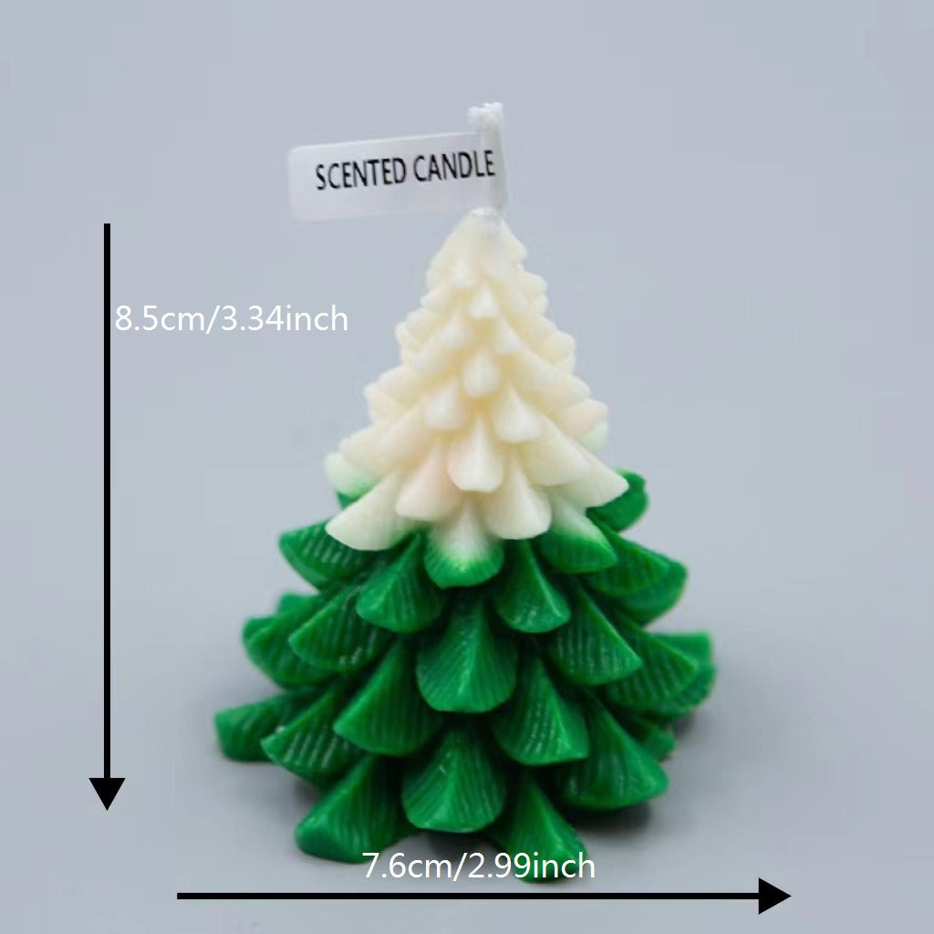 Christmas candle decorations, photography props, Christmas tree aromatherapy candle decorations