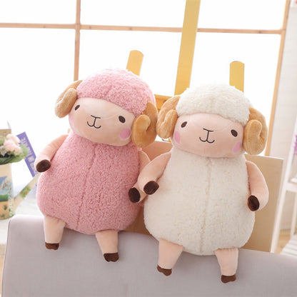 New Cute Station Style Plush Sheep Doll Machine Doll Event Gift