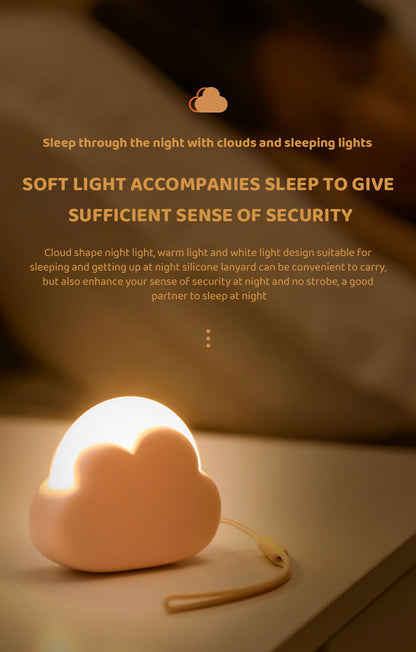 Dreamy Cloud Night Light Duo: A Pair of Serene Companions