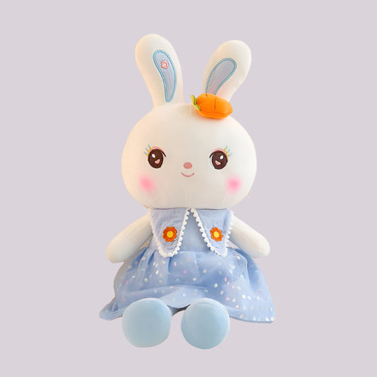 Sweetheart Rabbit Stuffed toy Little Rabbit Figure Pillow Bed with Sleeping Doll Super Soft Cute Big Doll