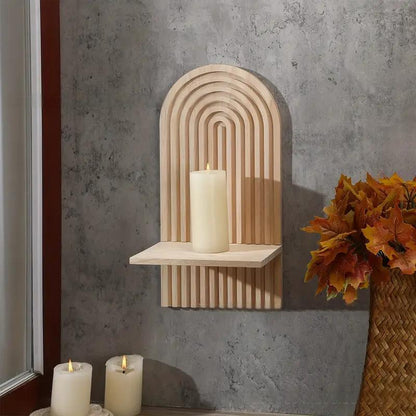 Bohemian Arch Wall Shelf: A Touch of Boho Chic