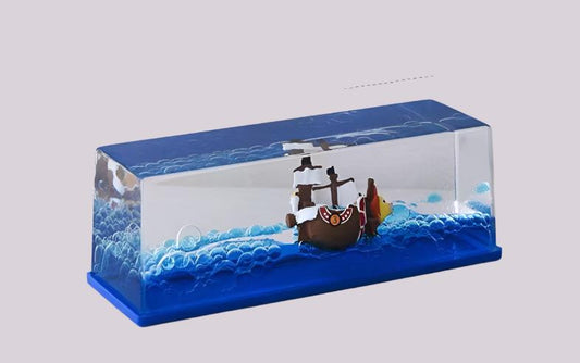 3D Ship Fluid Drift Bottle - Decorative, Relaxing, Unique Gift