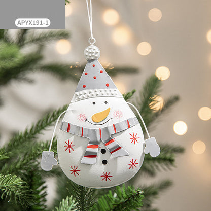 Christmas decorations, painted snowmen, Christmas pendants, Christmas tree ornaments