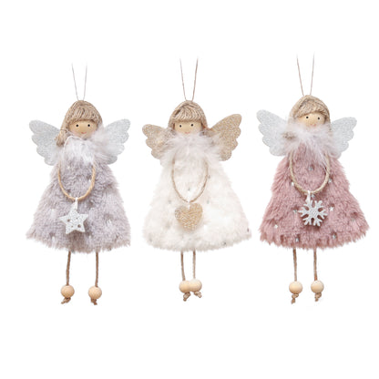 New Christmas Decorative Creative Doll Pendant Angel Girl Pendant Christmas Tree Pendant Christmas items