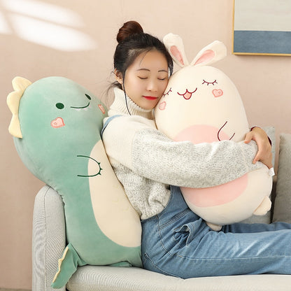 Squishmallows Plush Toy Animal Kawaii Unicorn Dinosaur Lion Soft Big Pillow Buddy Stuffed Cushion Valentine's Gift For Kids Girl