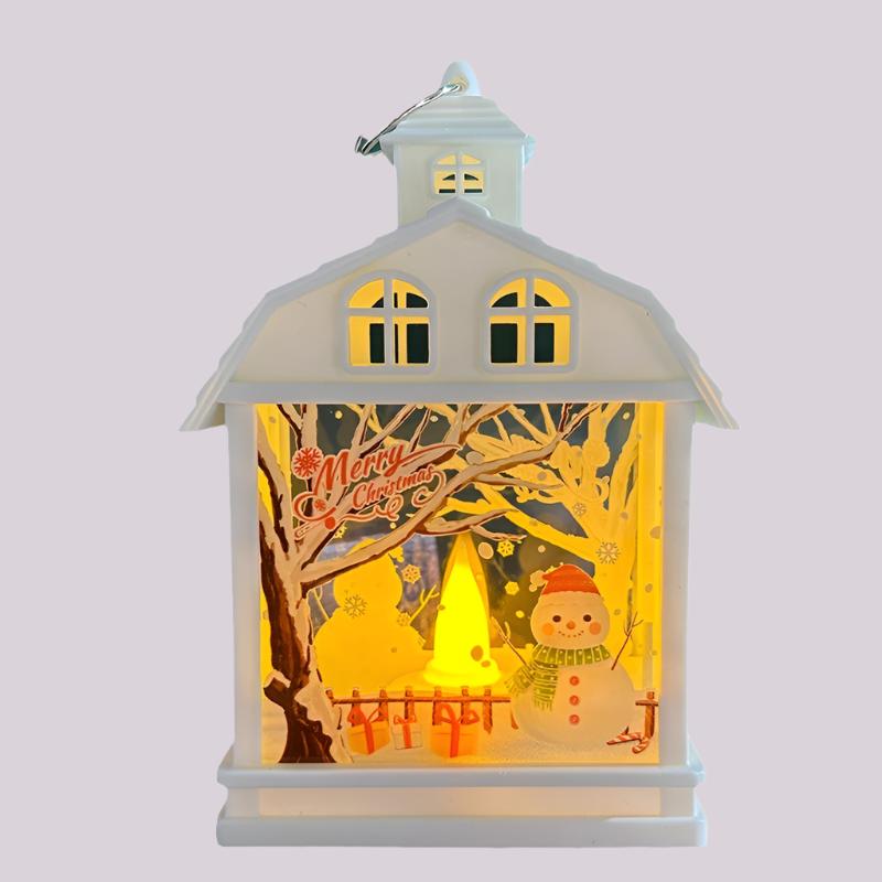 Christmas Decorations Retro Handheld Nightlight LED Ornament Christmas Tree Pendant