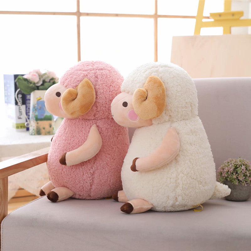 New Cute Station Style Plush Sheep Doll Machine Doll Event Gift