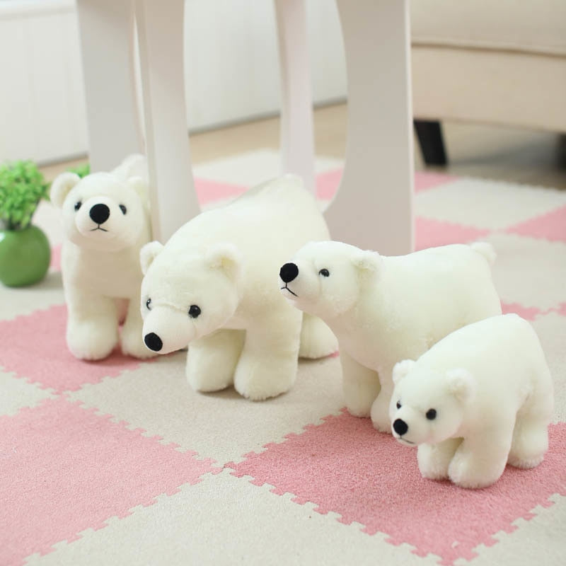 Polar Bear Sweet Cute Lovely Stuffed Baby Kids Toys for Girls Birthday Christmas Gift