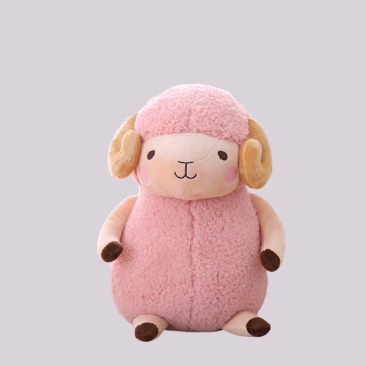 New Cute Station Style Plush Sheep Doll Machine Doll Event Gift