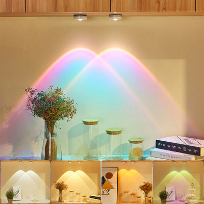 Battery-Powered Touch LED Cabinet Lights – Stick-On Sunset Lamp