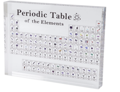 Interactive Periodic Table with Real Element Samples