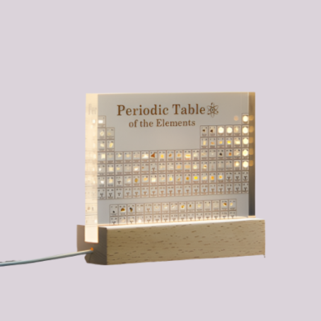 Interactive Periodic Table with Real Element Samples